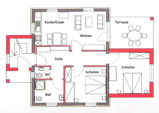 Grundriss Wohnung 5