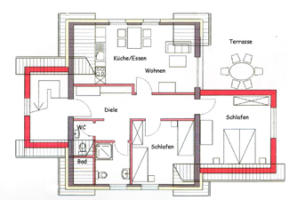 Grundriss Wohnung 6